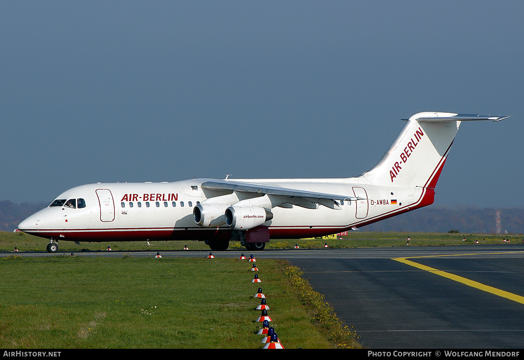 Aircraft Photo of D-AWBA | British Aerospace BAe-146-300 | Air Berlin | AirHistory.net #515664