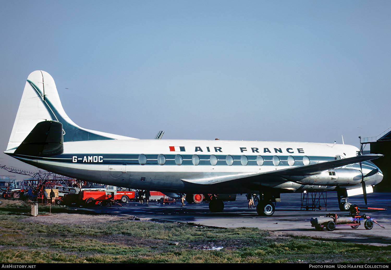 Aircraft Photo of G-AMOC | Vickers 701 Viscount | Air France | AirHistory.net #515676