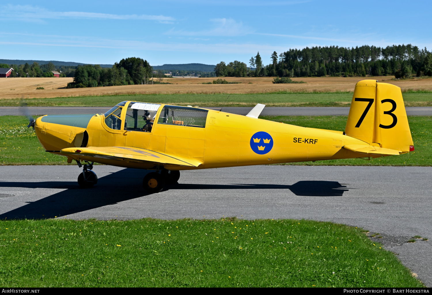 Aircraft Photo of SE-KRF | Saab Sk50B Safir (91B) | Sweden - Air Force | AirHistory.net #515714