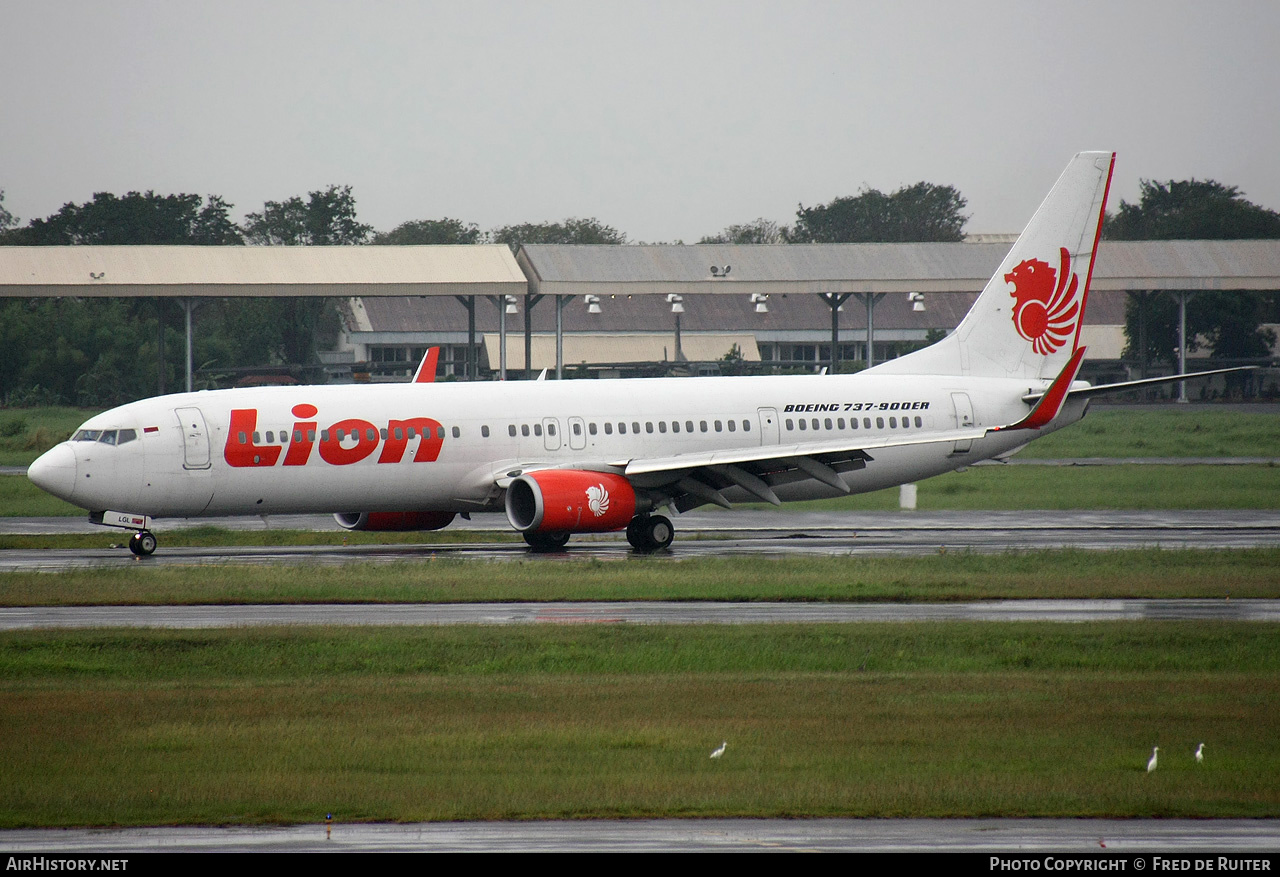 Aircraft Photo of PK-LGL | Boeing 737-9GP/ER | Lion Air | AirHistory.net #515717