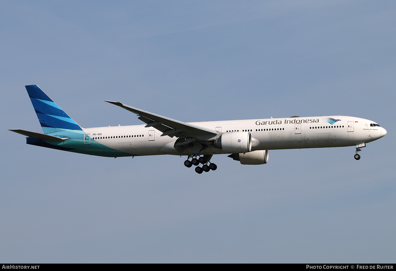 Aircraft Photo of PK-GIH | Boeing 777-3U3/ER | Garuda Indonesia | AirHistory.net #515719