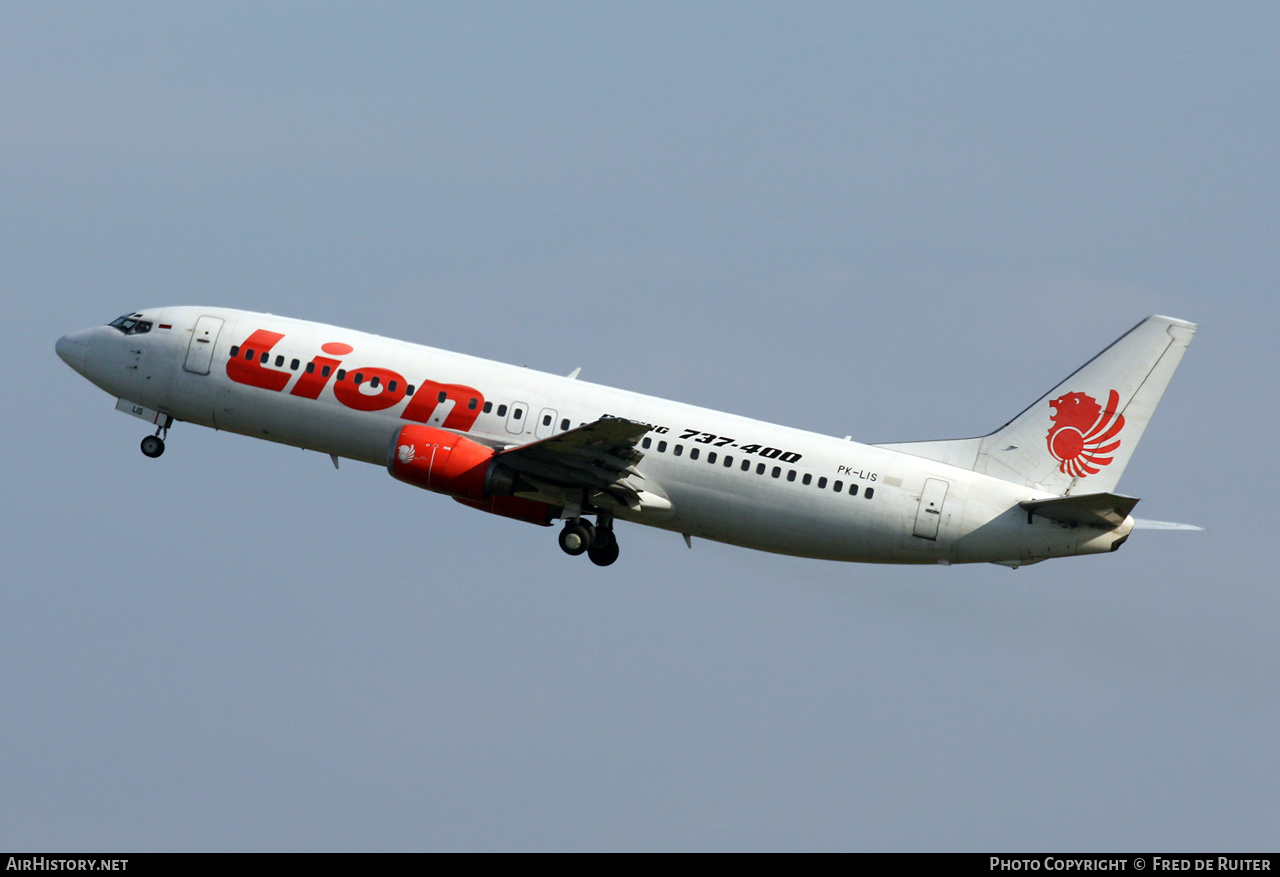 Aircraft Photo of PK-LIS | Boeing 737-4Y0 | Lion Air | AirHistory.net #515722