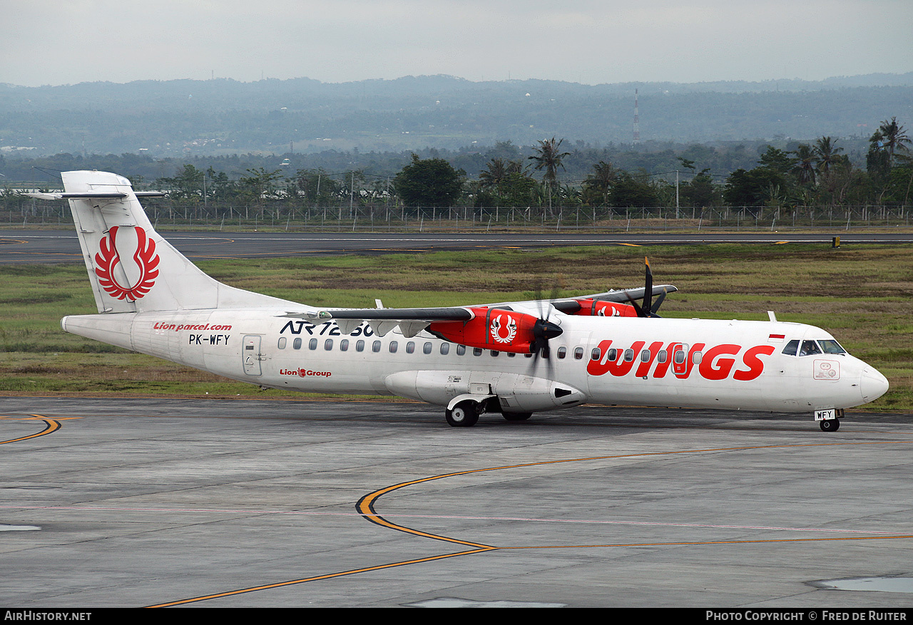 Aircraft Photo of PK-WFY | ATR ATR-72-500 (ATR-72-212A) | Wings Air | AirHistory.net #515726