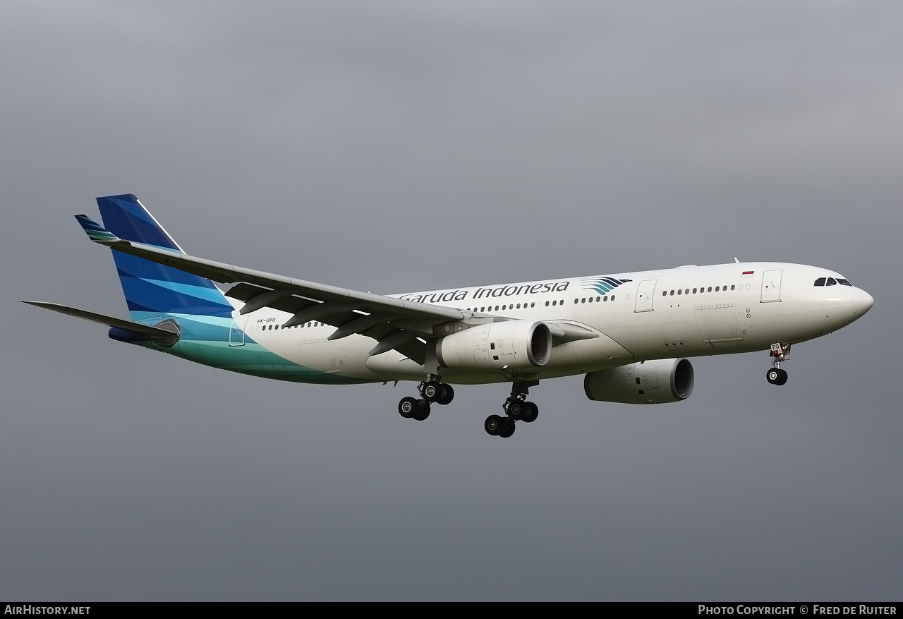 Aircraft Photo of PK-GPO | Airbus A330-243 | Garuda Indonesia | AirHistory.net #515727