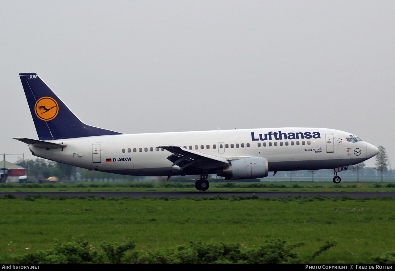 Aircraft Photo of D-ABXW | Boeing 737-330 | Lufthansa | AirHistory.net #515768