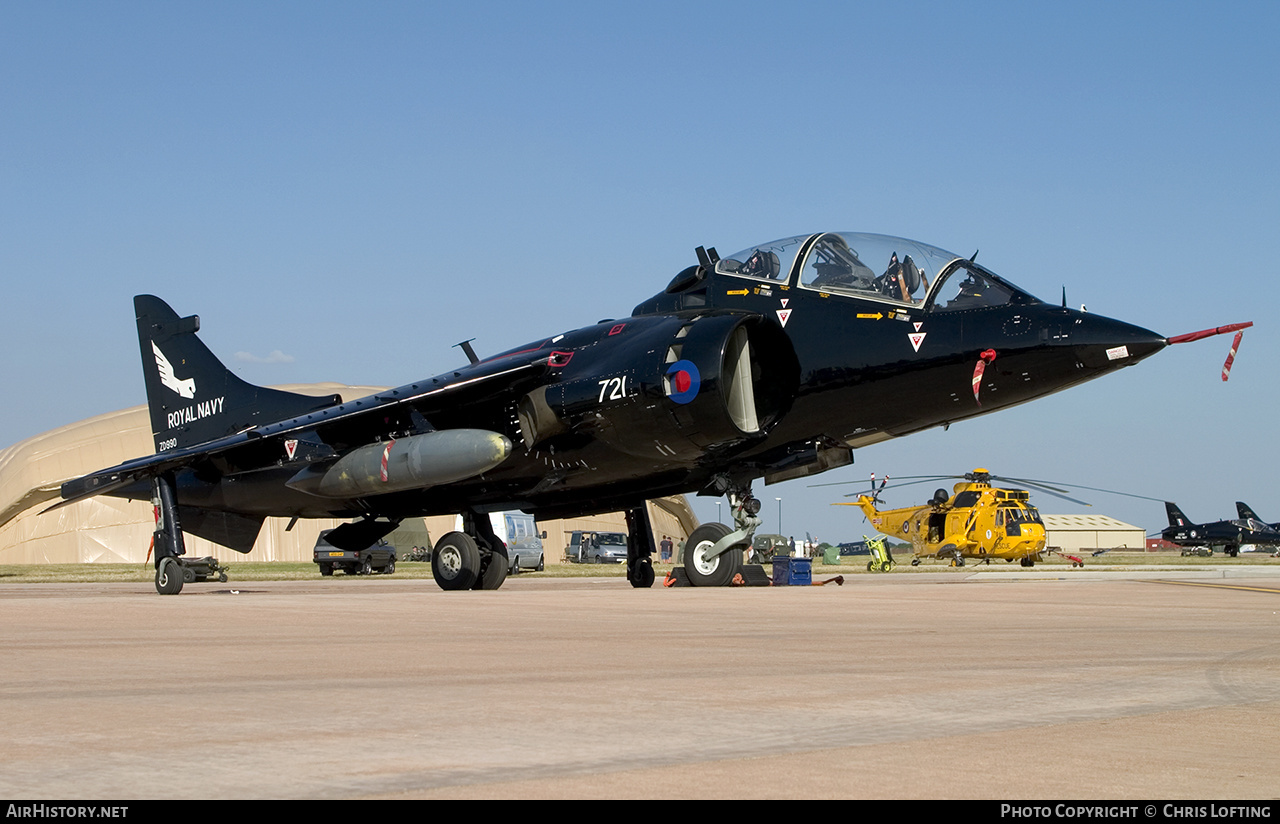 Aircraft Photo of ZD990 | Hawker Siddeley Harrier T8 | UK - Navy | AirHistory.net #515781