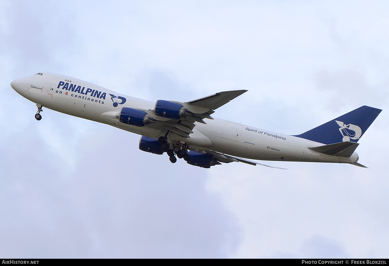 Aircraft Photo of N850GT | Boeing 747-87UF/SCD | Panalpina Welttransport | AirHistory.net #515790