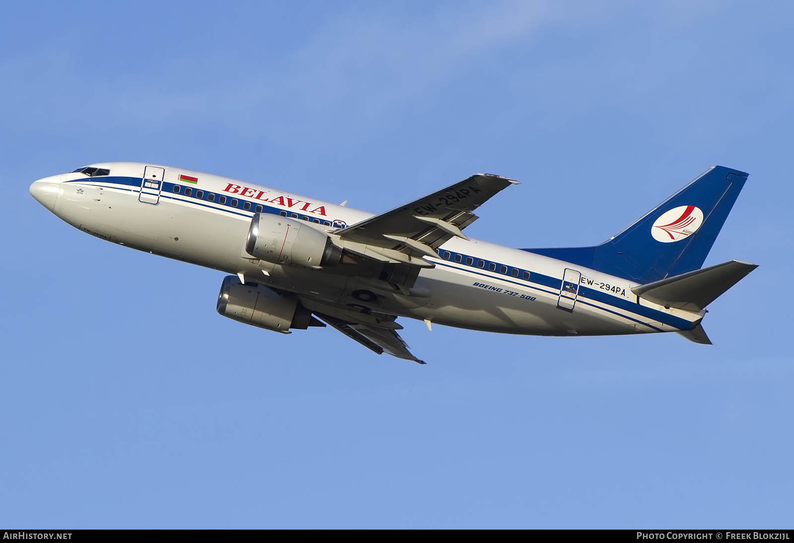 Aircraft Photo of EW-294PA | Boeing 737-505 | Belavia | AirHistory.net #515792