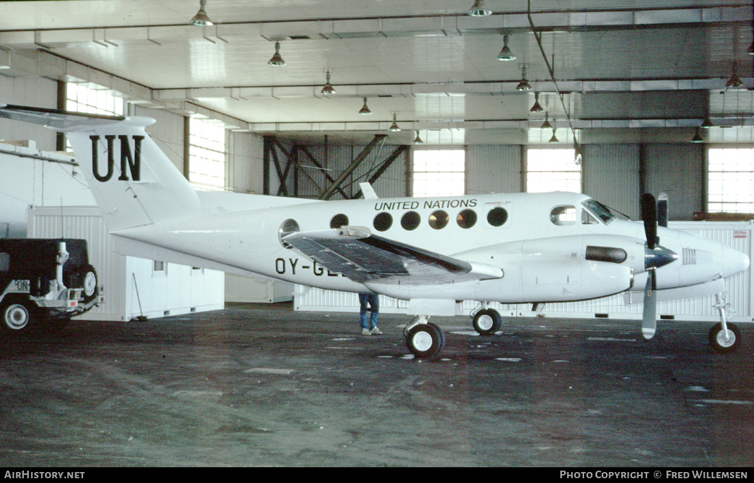Aircraft Photo of OY-GEB | Beech B200C Super King Air | United Nations | AirHistory.net #515811
