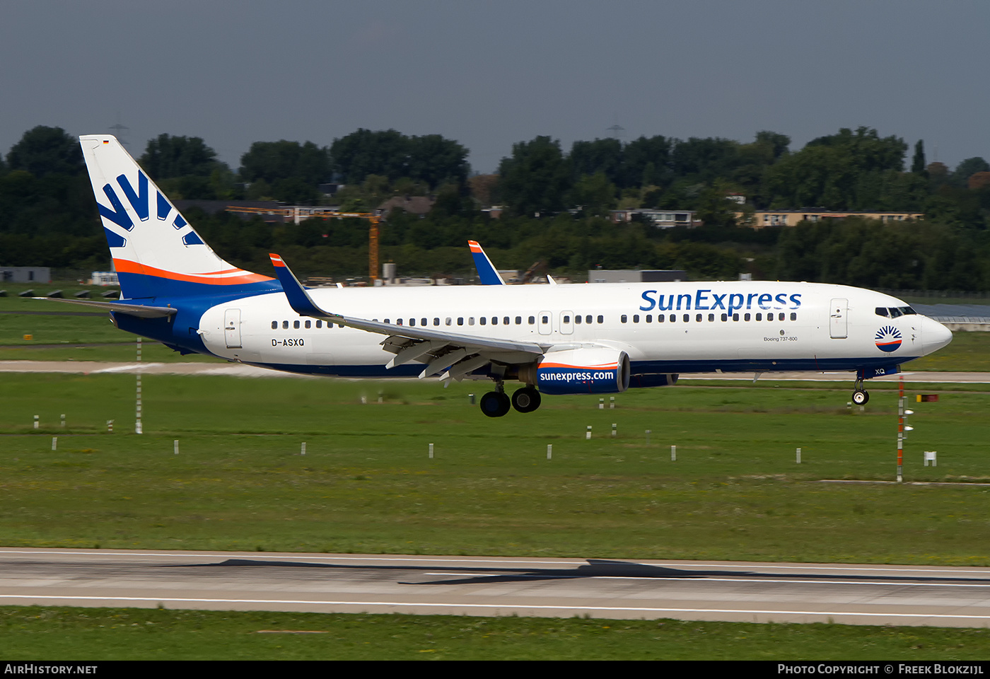 Aircraft Photo of D-ASXQ | Boeing 737-8FH | SunExpress | AirHistory.net #515839