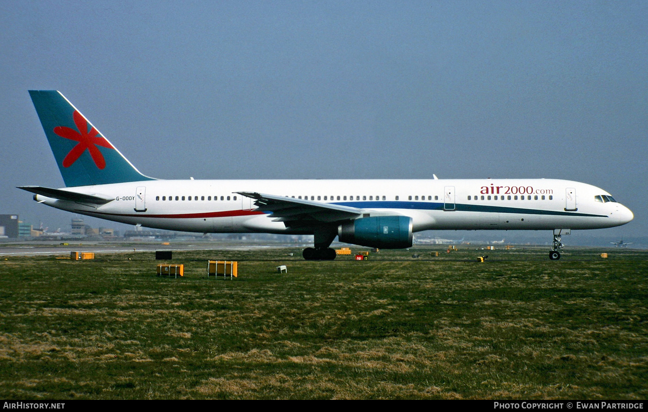 Aircraft Photo of G-OOOY | Boeing 757-28A | Air 2000 | AirHistory.net #515854