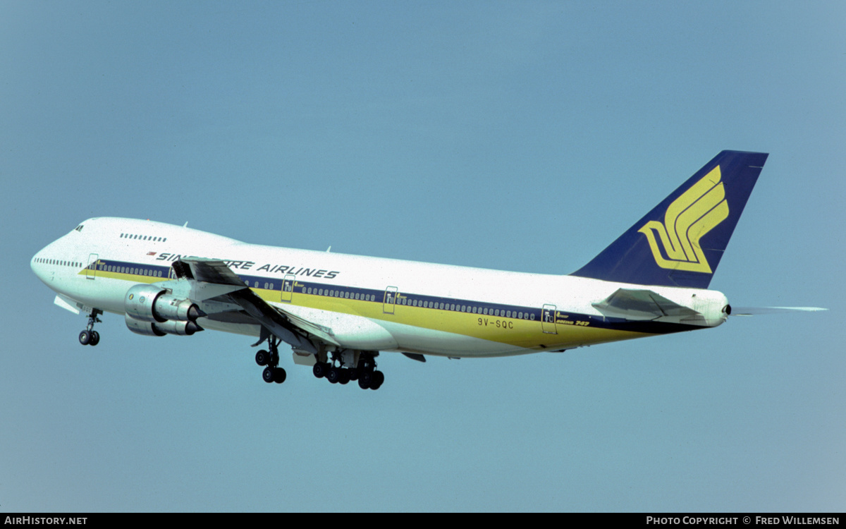 Aircraft Photo of 9V-SQC | Boeing 747-212B | Singapore Airlines | AirHistory.net #515855