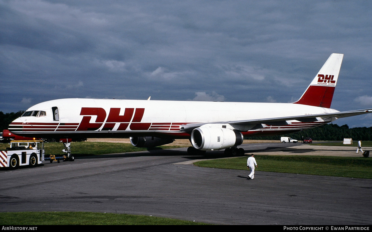 Aircraft Photo of OO-DLK | Boeing 757-23APF | DHL Worldwide Express | AirHistory.net #515870