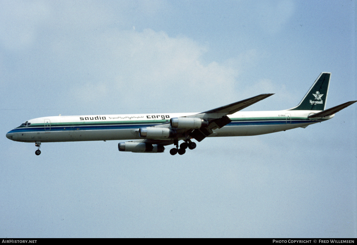 Aircraft Photo of EI-BNA | McDonnell Douglas DC-8-63(F) | Saudia - Saudi Arabian Airlines Cargo | AirHistory.net #515872