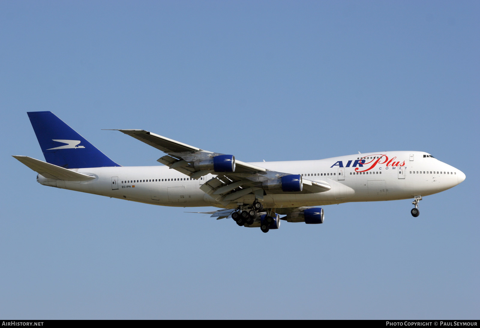 Aircraft Photo of EC-IPN | Boeing 747-212B | Air Plus Comet | AirHistory.net #515884