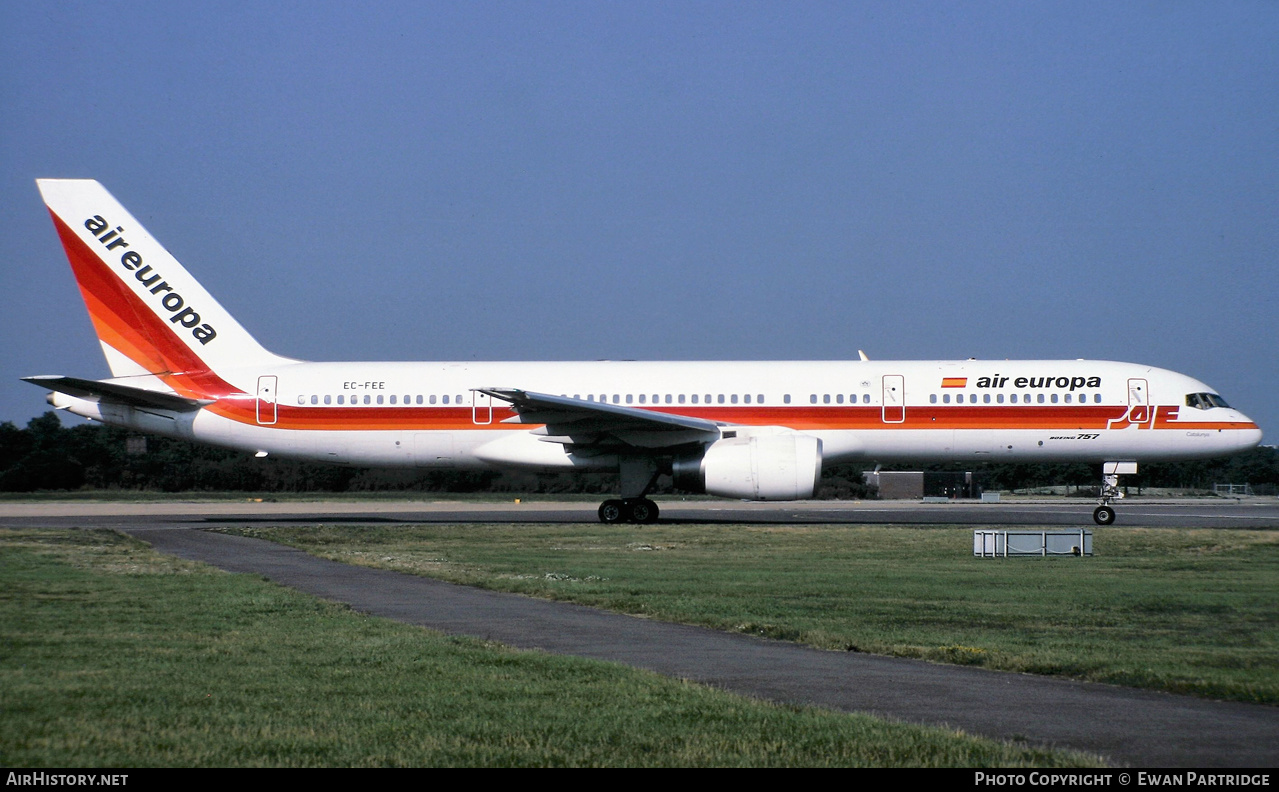 Aircraft Photo of EC-FEE | Boeing 757-236 | Air Europa | AirHistory.net #515894