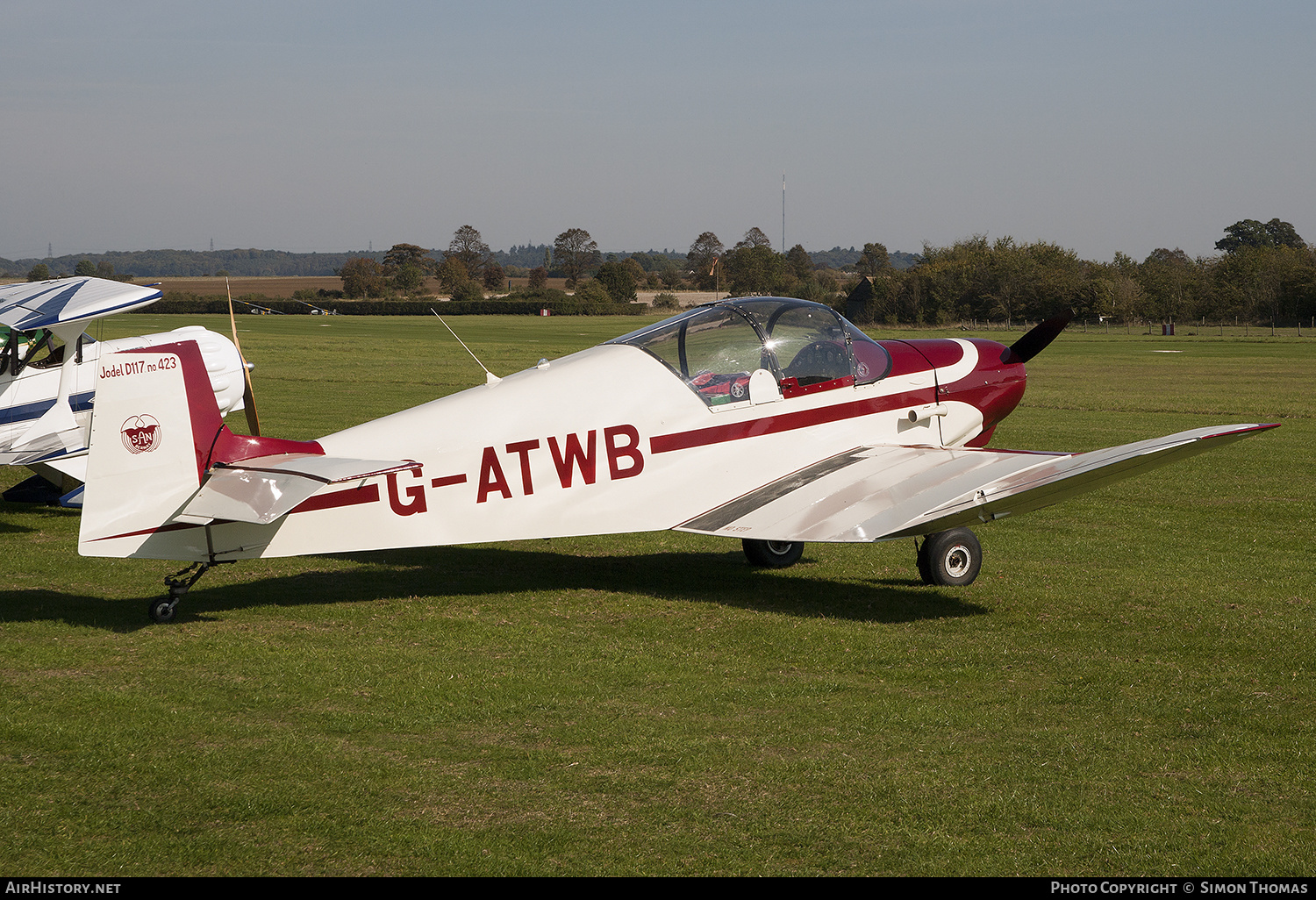 Aircraft Photo of G-ATWB | SAN Jodel D-117 | AirHistory.net #515899