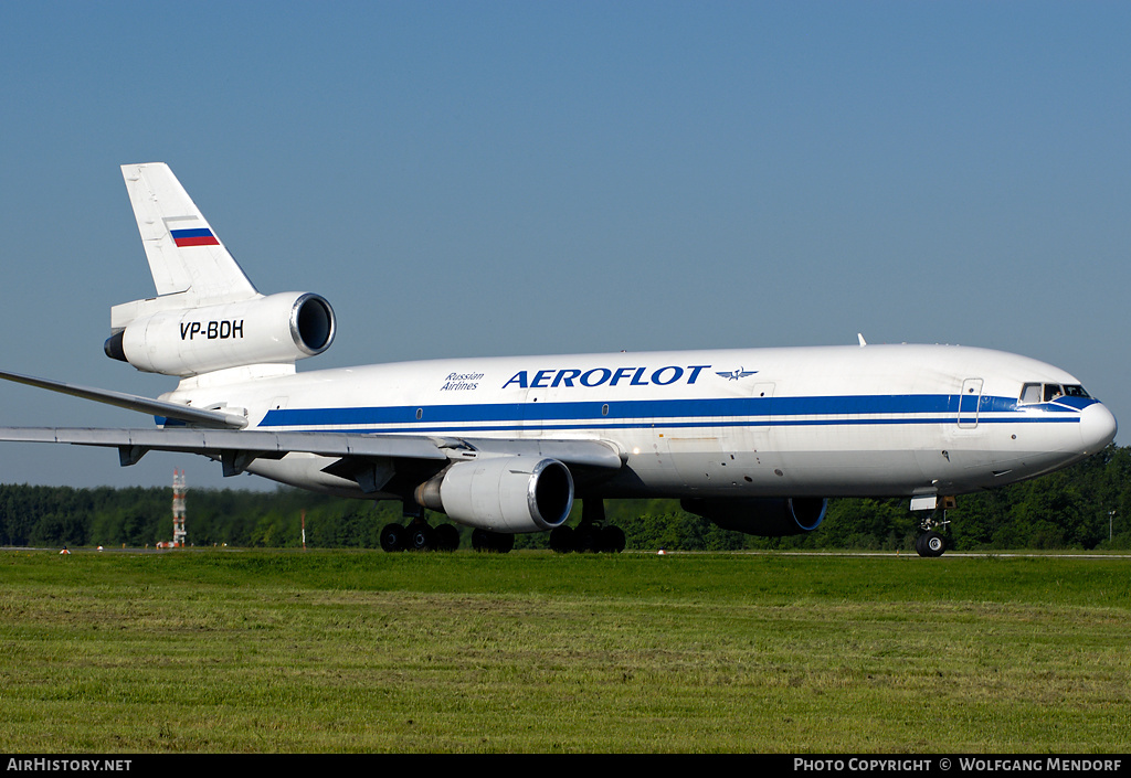 Aircraft Photo of VP-BDH | McDonnell Douglas DC-10-40(F) | Aeroflot - Russian Airlines | AirHistory.net #515903