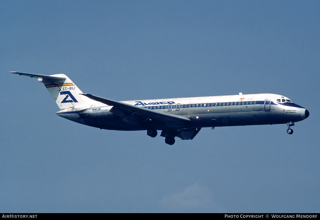 Aircraft Photo of EC-BIJ | McDonnell Douglas DC-9-32 | Aviaco | AirHistory.net #515905