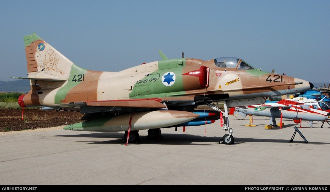 Aircraft Photo of 421 | McDonnell Douglas A-4N Skyhawk II (Aa-it) | Israel - Air Force | AirHistory.net #515916