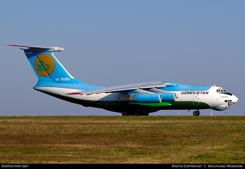 Aircraft Photo of UK-76353 | Ilyushin Il-76TD | Uzbekistan Airways | AirHistory.net #515932