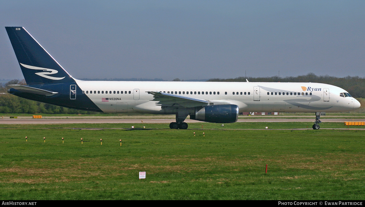 Aircraft Photo of N526NA | Boeing 757-236 | Ryan International Airlines | AirHistory.net #515972