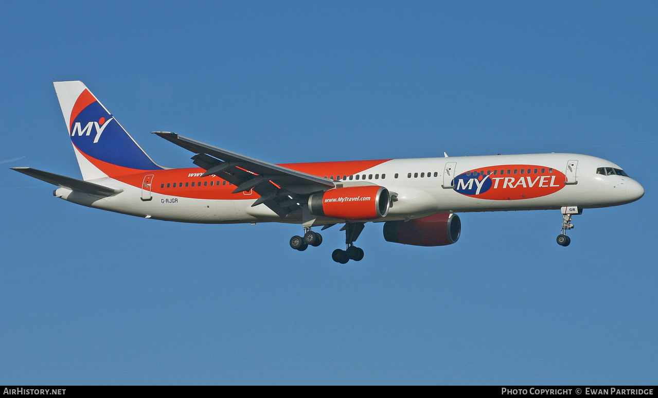Aircraft Photo of G-RJGR | Boeing 757-225 | MyTravel Airways | AirHistory.net #515987