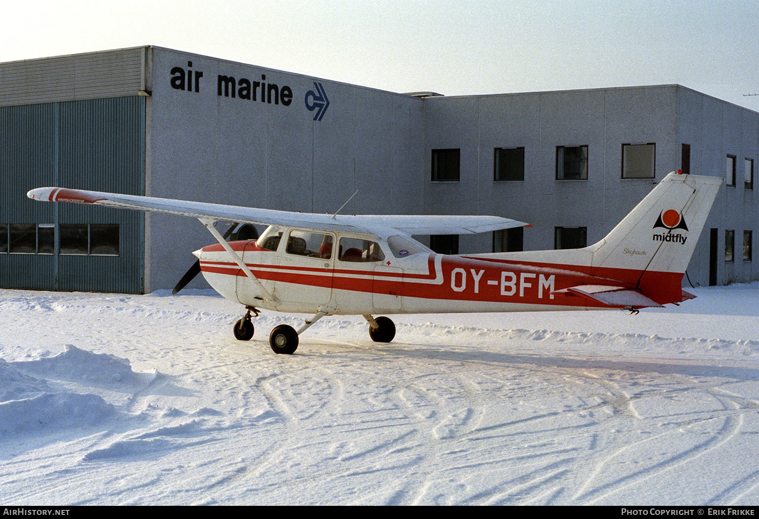 Aircraft Photo of OY-BFM | Reims F172M Skyhawk | Midtfly | AirHistory.net #515993