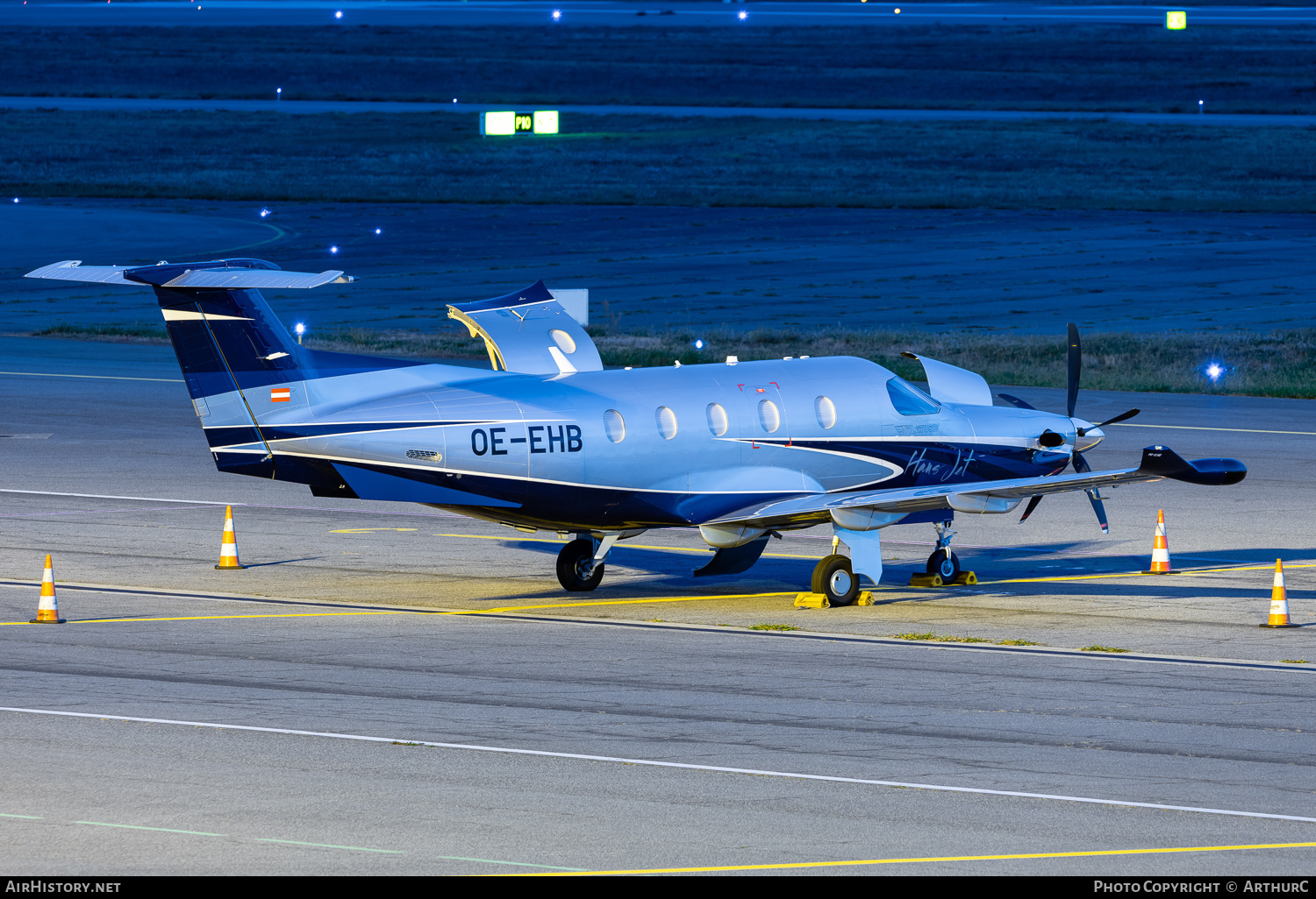 Aircraft Photo of OE-EHB | Pilatus PC-12NG (PC-12/47E) | Hans Jet | AirHistory.net #515999