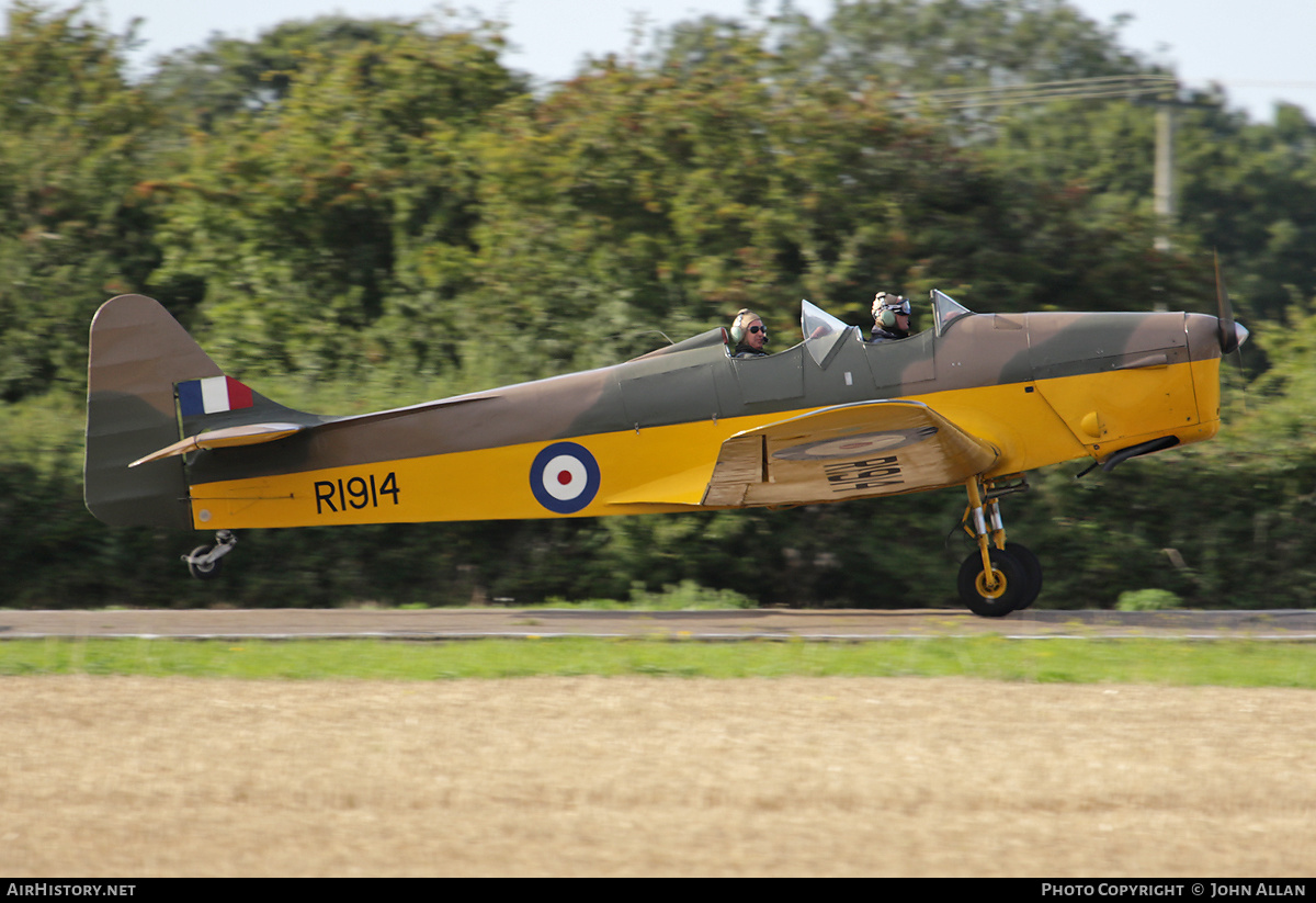 Aircraft Photo of G-AHUJ / R1914 | Miles M.14A Hawk Trainer 3 | UK - Air Force | AirHistory.net #516013