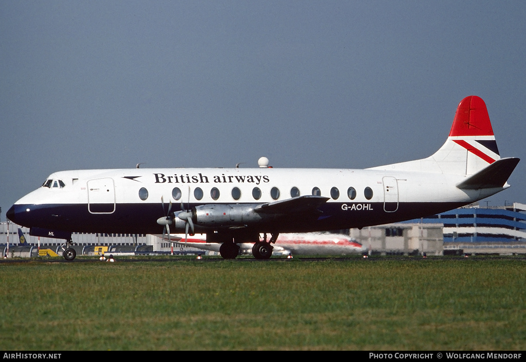 Aircraft Photo of G-AOHL | Vickers 802 Viscount | British Airways | AirHistory.net #516027