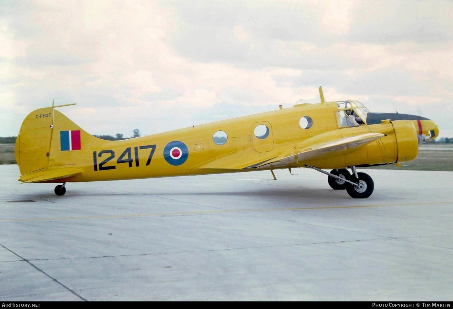Aircraft Photo of C-FHOT / 12417 | Avro 652A Anson V | Canada - Air Force | AirHistory.net #516065