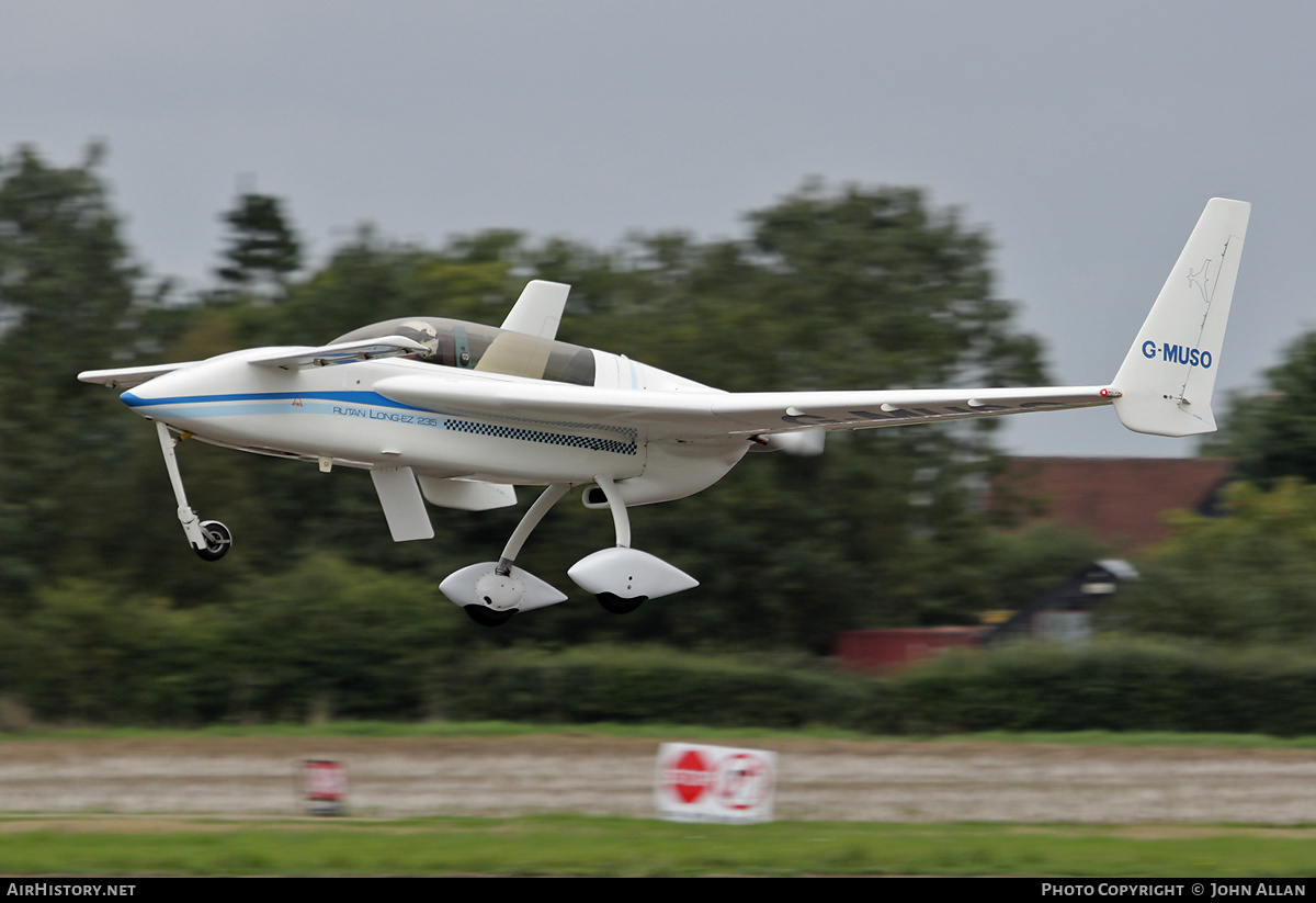 Aircraft Photo of G-MUSO | Rutan 61 Long-EZ | AirHistory.net #516081