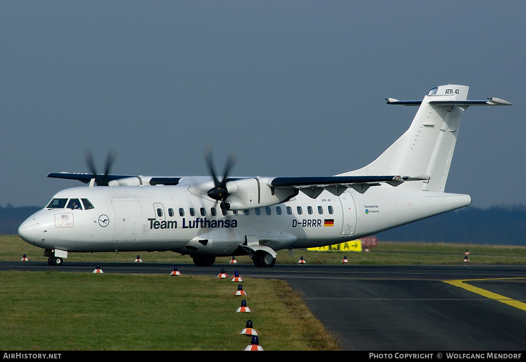 Aircraft Photo of D-BRRR | ATR ATR-42-500 | Team Lufthansa | AirHistory.net #516119