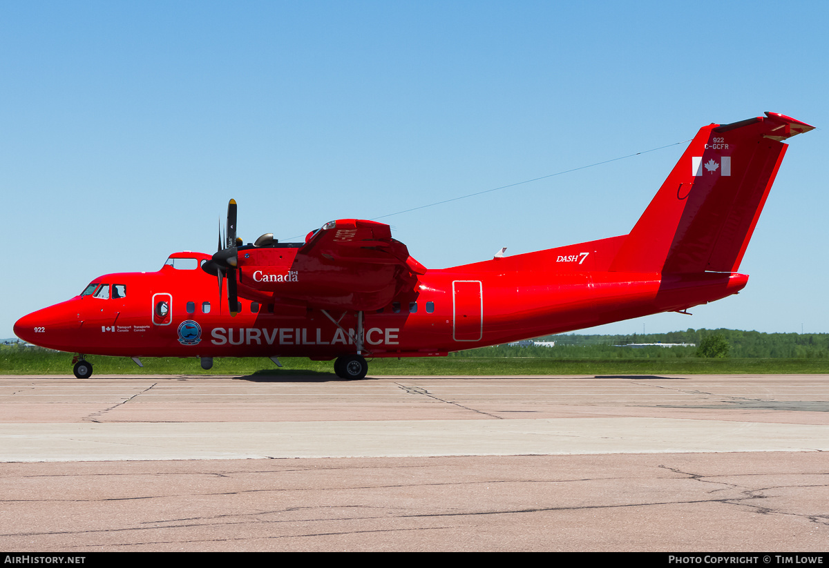 Aircraft Photo of C-GCFR | De Havilland Canada DHC-7-150(IR) Dash 7 | Transport Canada | AirHistory.net #516137