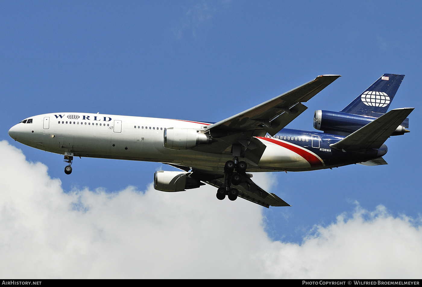 Aircraft Photo of N138WA | McDonnell Douglas DC-10-30 | World Airways | AirHistory.net #516138