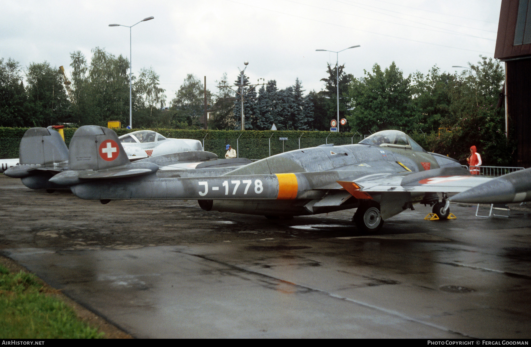 Aircraft Photo of J-1778 | De Havilland D.H. 112 Venom FB54 | Switzerland - Air Force | AirHistory.net #516150