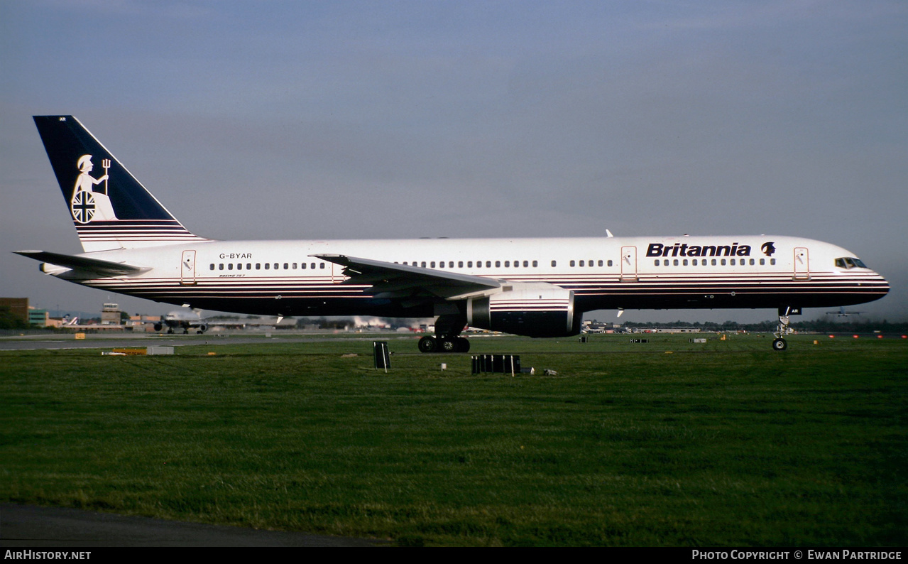 Aircraft Photo of G-BYAR | Boeing 757-204 | Britannia Airways | AirHistory.net #516154