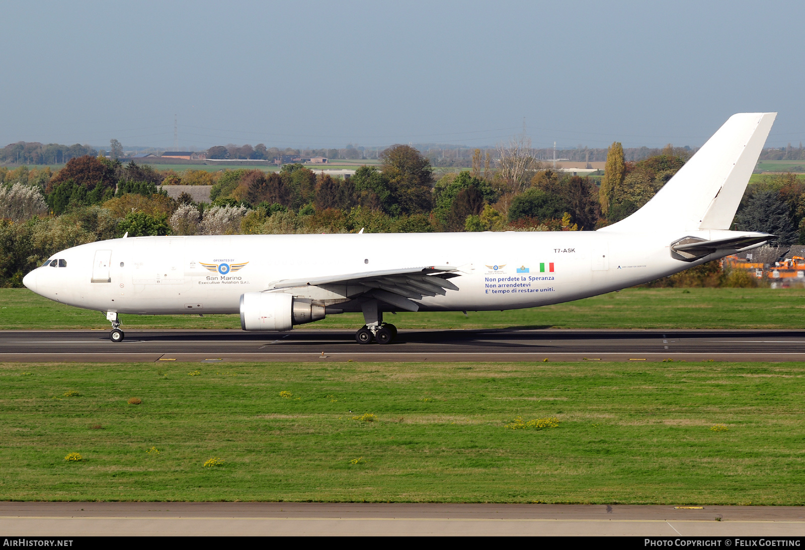 Aircraft Photo of T7-ASK | Airbus A300B4-605R(F) | San Marino Executive Aviation | AirHistory.net #516156