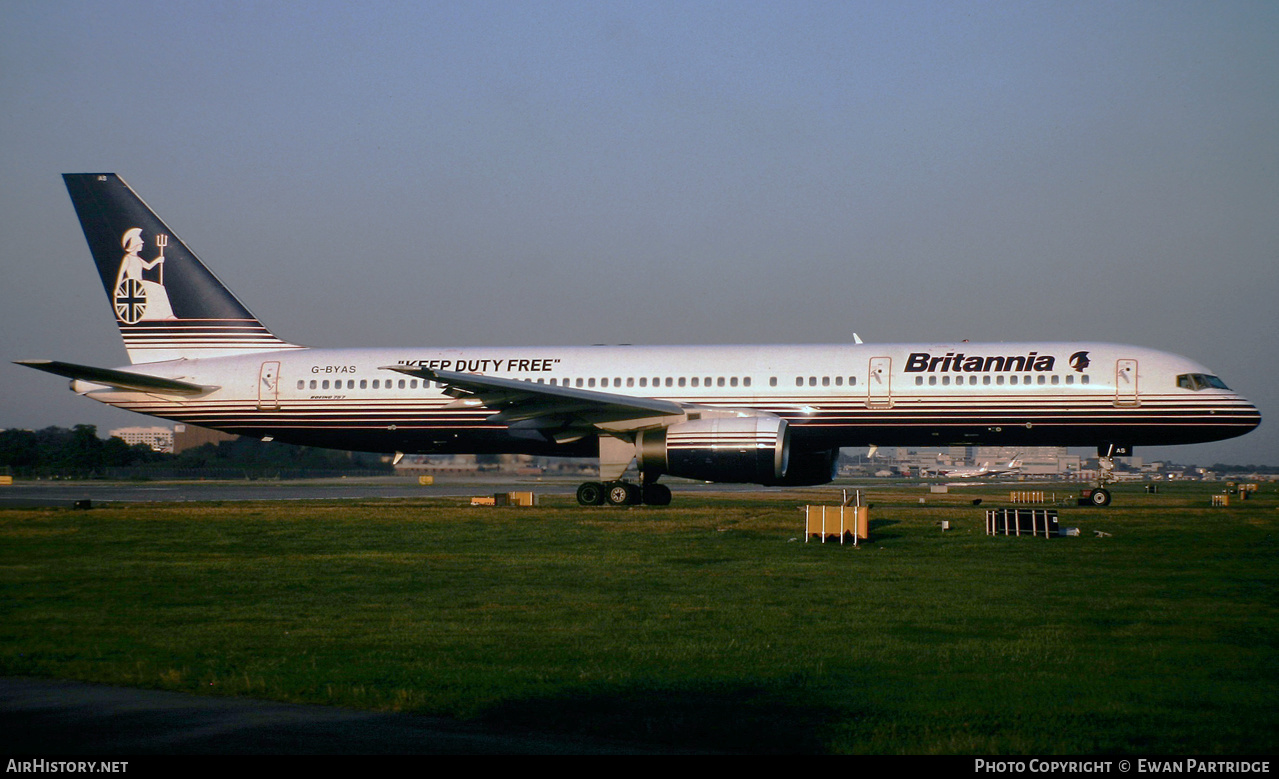 Aircraft Photo of G-BYAS | Boeing 757-204 | Britannia Airways | AirHistory.net #516159