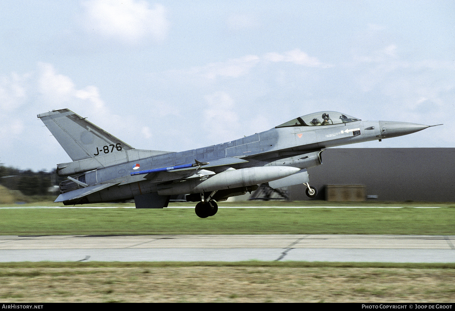 Aircraft Photo of J-876 | General Dynamics F-16AM Fighting Falcon | Netherlands - Air Force | AirHistory.net #516170