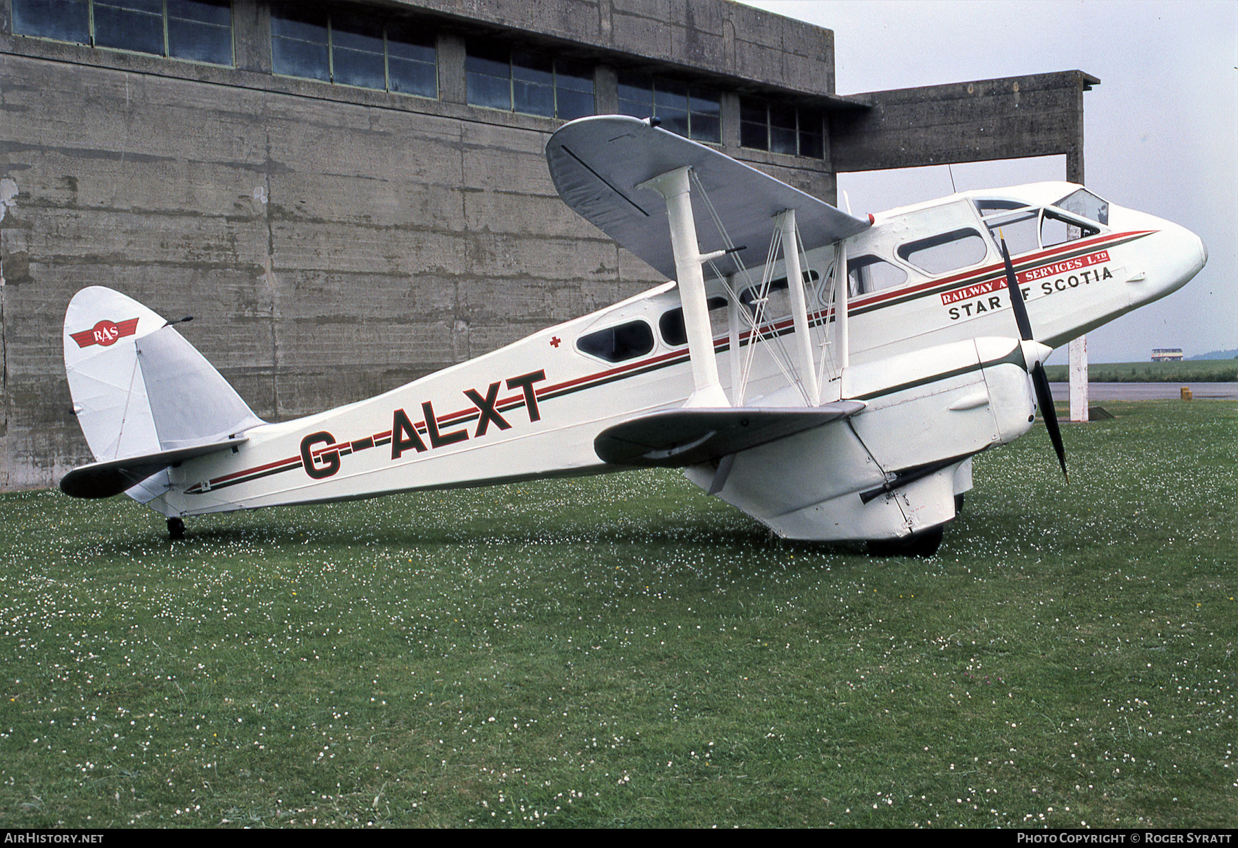 Aircraft Photo of G-ALXT | De Havilland D.H. 89A Dragon Rapide | Railway Air Services | AirHistory.net #516193