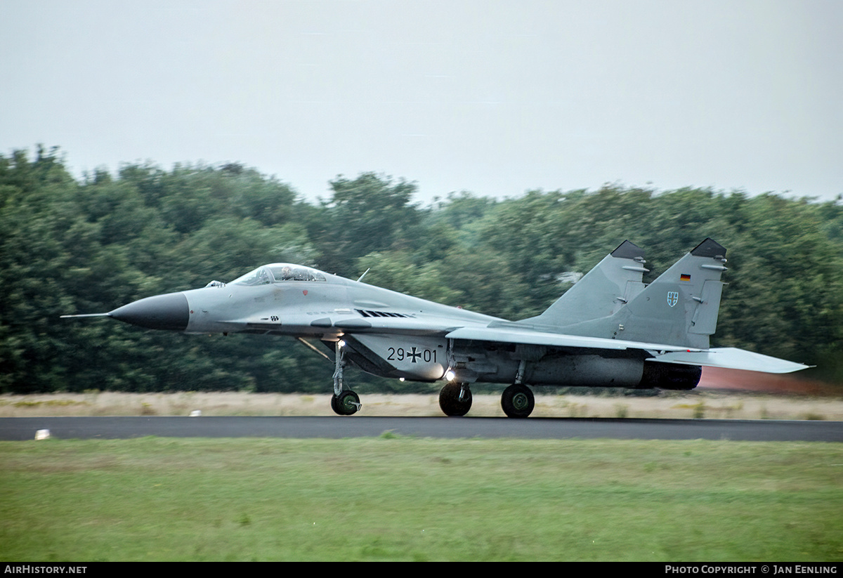 Aircraft Photo of 2901 | Mikoyan-Gurevich MiG-29G (9-12A) | Germany - Air Force | AirHistory.net #516223