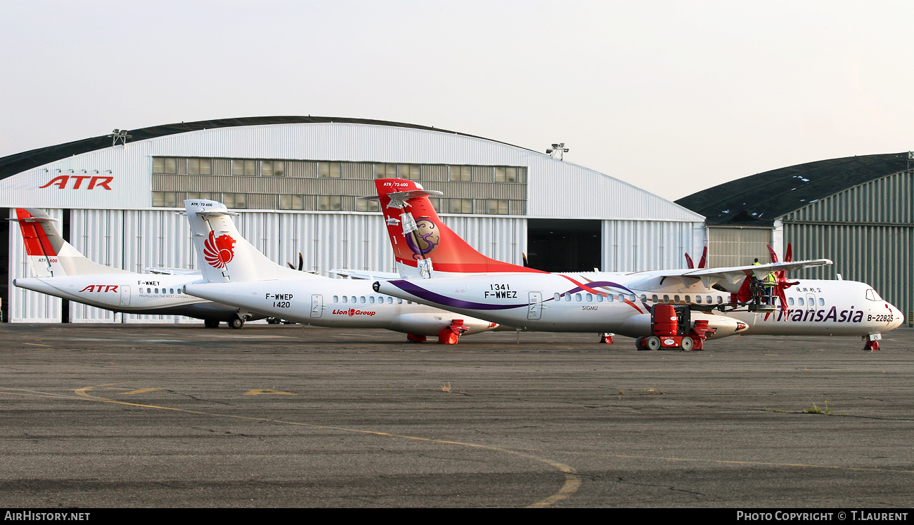 Aircraft Photo of F-WWEZ | ATR ATR-72-600 (ATR-72-212A) | TransAsia Airways | AirHistory.net #516246