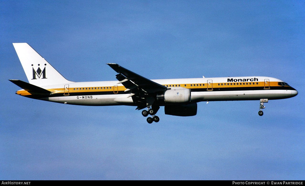 Aircraft Photo of G-MONB | Boeing 757-2T7 | Monarch Airlines | AirHistory.net #516248