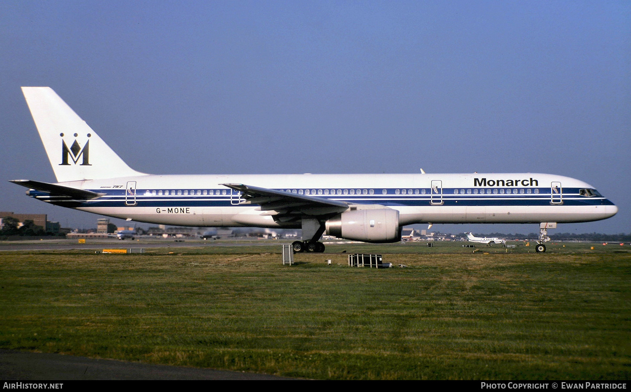 Aircraft Photo of G-MONE | Boeing 757-2T7 | Monarch Airlines | AirHistory.net #516250