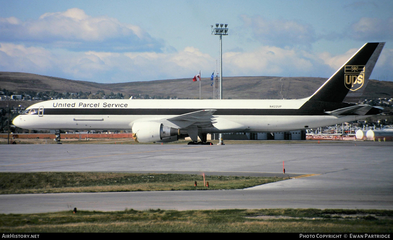 Aircraft Photo of N422UP | Boeing 757-24APF | United Parcel Service - UPS | AirHistory.net #516263