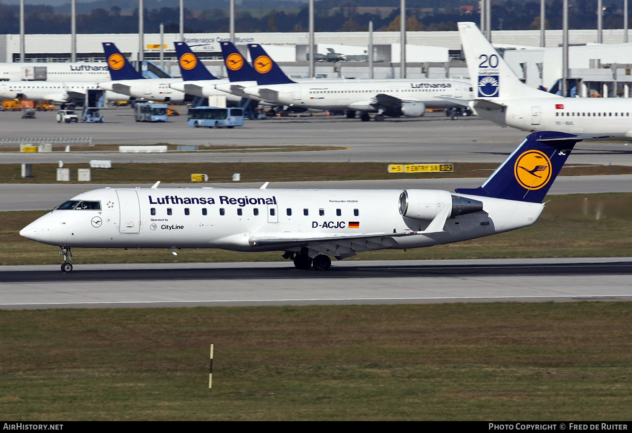 Aircraft Photo of D-ACJC | Canadair CRJ-200LR (CL-600-2B19) | Lufthansa Regional | AirHistory.net #516280