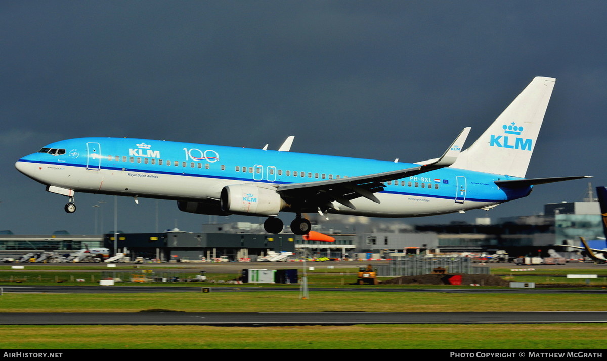 Aircraft Photo of PH-BXL | Boeing 737-8K2 | KLM - Royal Dutch Airlines | AirHistory.net #516282