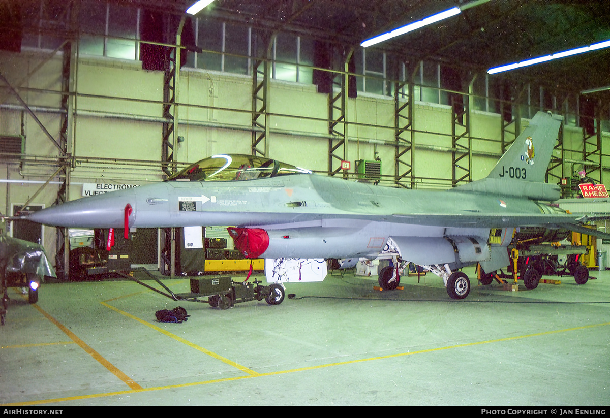 Aircraft Photo of J-003 | General Dynamics F-16A Fighting Falcon | Netherlands - Air Force | AirHistory.net #516285